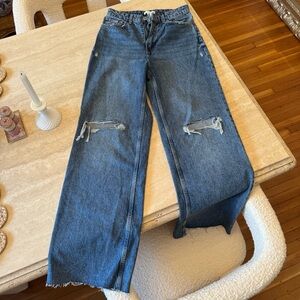 H&M Blue Wide Leg Women's Jeans